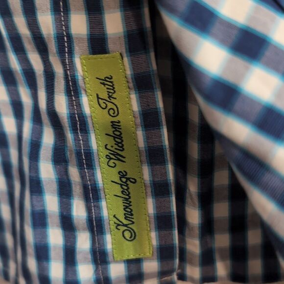 Robert Graham Plaid Button Up Short Sleeve Shirt Sz 4XL - Picture 5 of 10